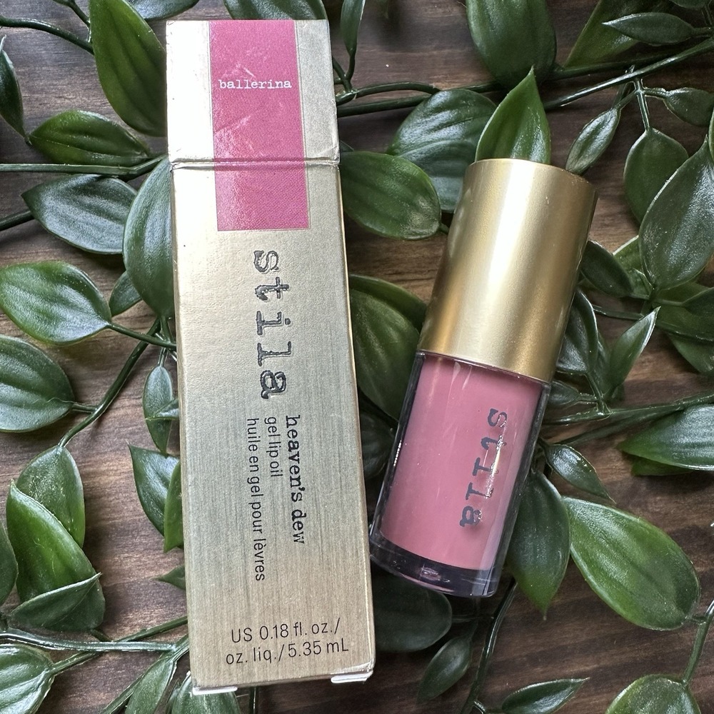 Stila Heaven's Dew Gel Lip Oil - BALLERINA - Full Size 5.35 ml / 0.18 oz - BNIB